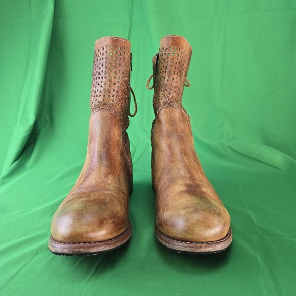 Bed Stu Cobbler Bridgewater Perforated Leather Boot  size 43 / w 12 / m 10 - Picture 3 of 13